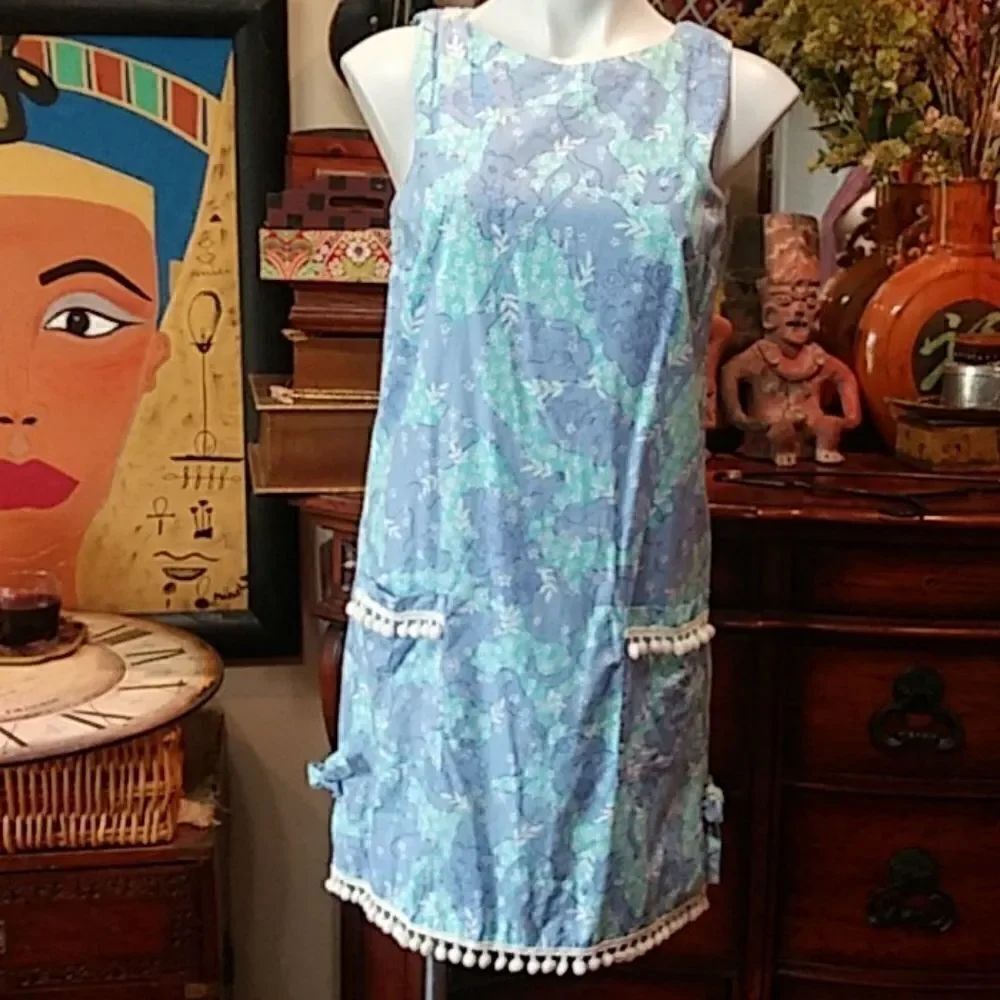 Lilly Pulitzer dress chow wagon print
